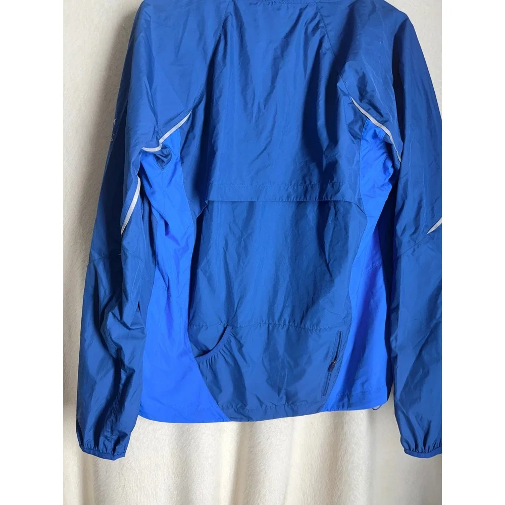The North Face Flight Series Mens Blue Windbreaker Running Jacket Small